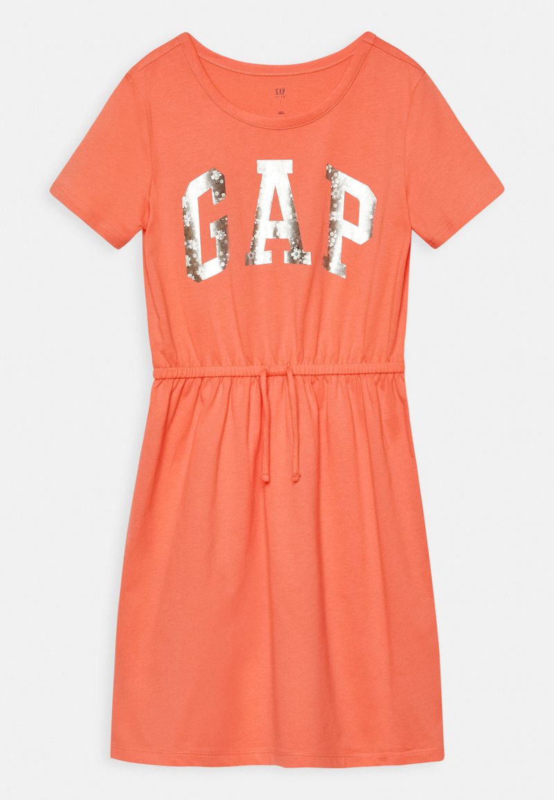 GAP LOGO DRESS GIRL Jerseykleid camelia orange/orange Zalando.de