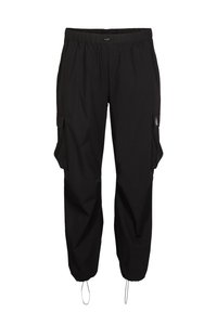 MIT CARGOTASCHEN - Auduma bikses - black