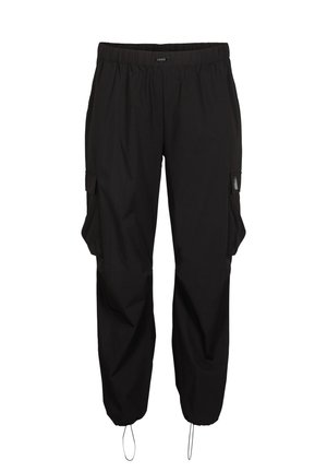 MIT CARGOTASCHEN - Pantaloni - black