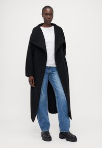 Gina Tricot Tall LONG COAT - Palton clasic - black