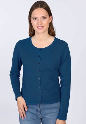 Strickjacke - indigo