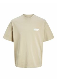RUNDHALSAUSSCHNITT  - T-shirt imprimé - humus
