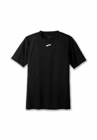 Brooks HIGH POINT SHORT SLEEVE - Sporta krekli - black