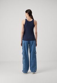 Marimekko KEDOL UNIKKO PLACEMENT  - Top - dark navy/offwhite