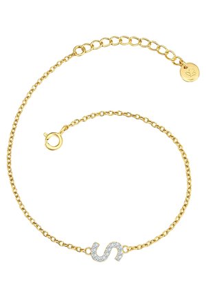 BUCHSTABE S - Bracelet - gold-coloured