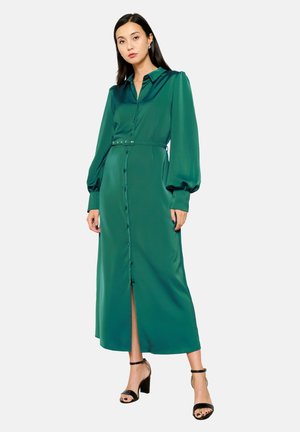 LolaLiza WITH BELT - Maxi šaty - bottle green