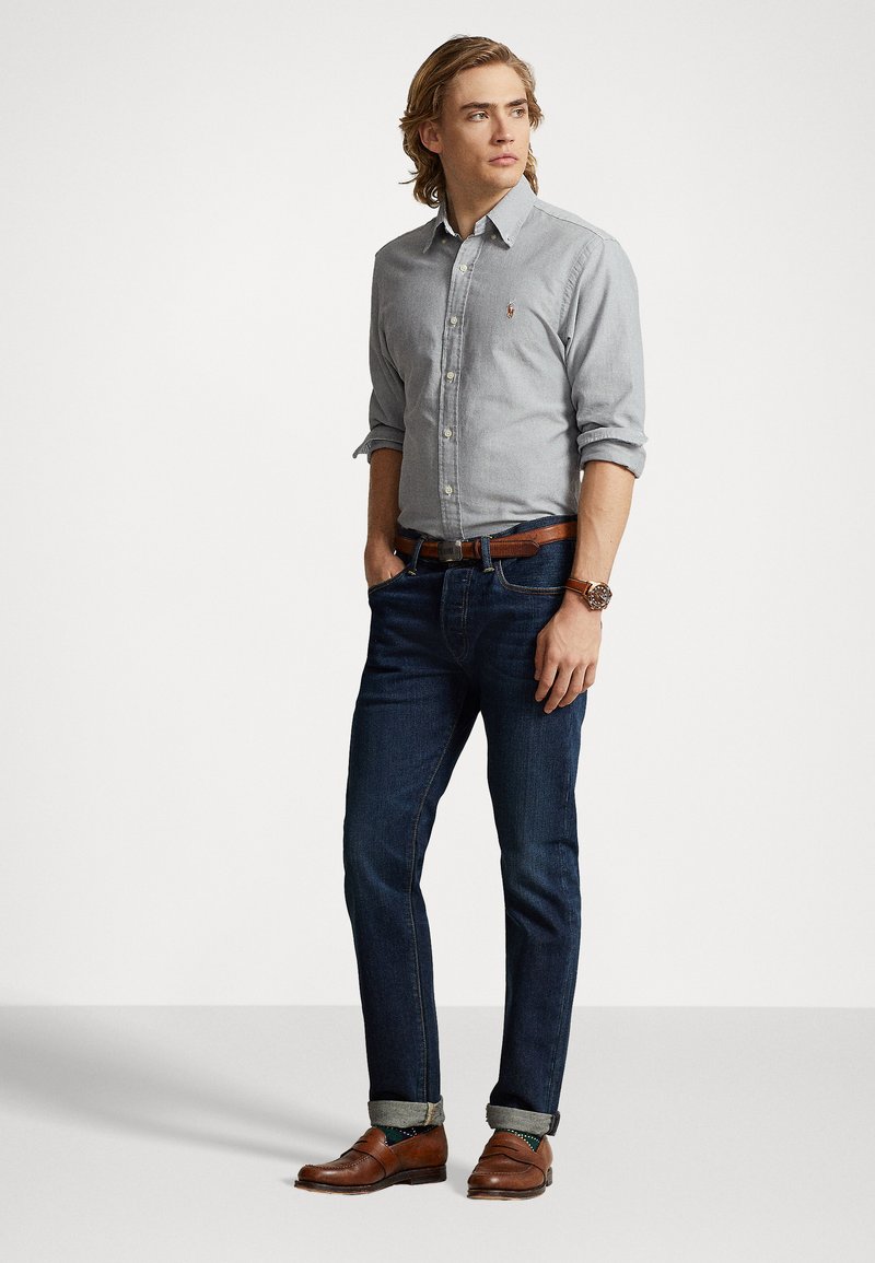 Polo Ralph Lauren SLIM FIT OXFORD SHIRT - Srajca - slate