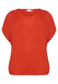 Unselected, fiery red