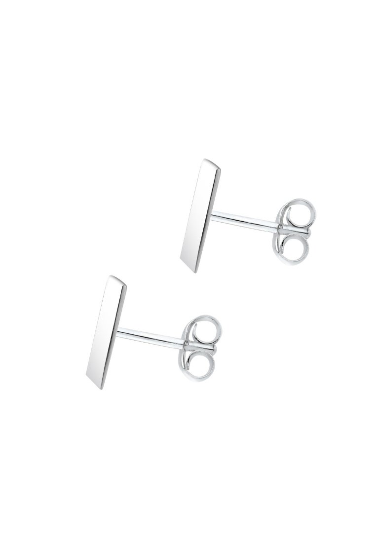 Elli Orecchini Quadrati Minimal In Argento 925 – Gioielli Geometrici A Forma Angolare, Ideali Come Regalo
