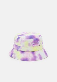 SIGNATURE TIE DYE BUCKET HAT - Hatt - lilac/yellow