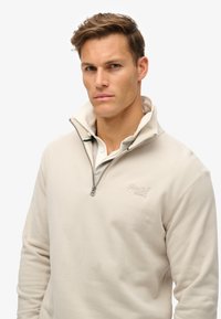 Superdry & Co ESSENTIAL LOGO - Sudadera - light stone beige
