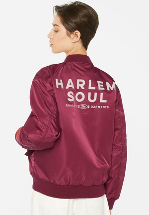 Harlem Soul TAY-LOR PRINTED - Bomberjacke - grape