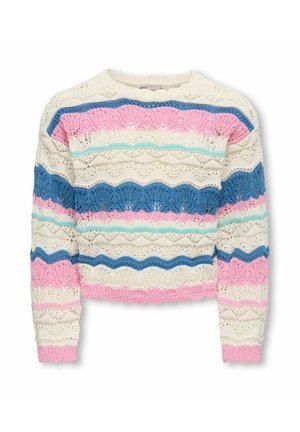 ONLY GIRLS STRICKPULLOVER KOGDONNA STRICKPULLOVER - Trui - tofu