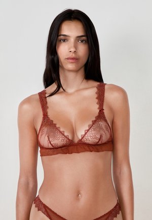 ALLUSION - Triangle bra - brown