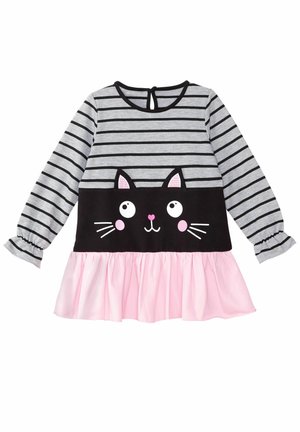 Denokids BLACK CAT - Jurk - rosa