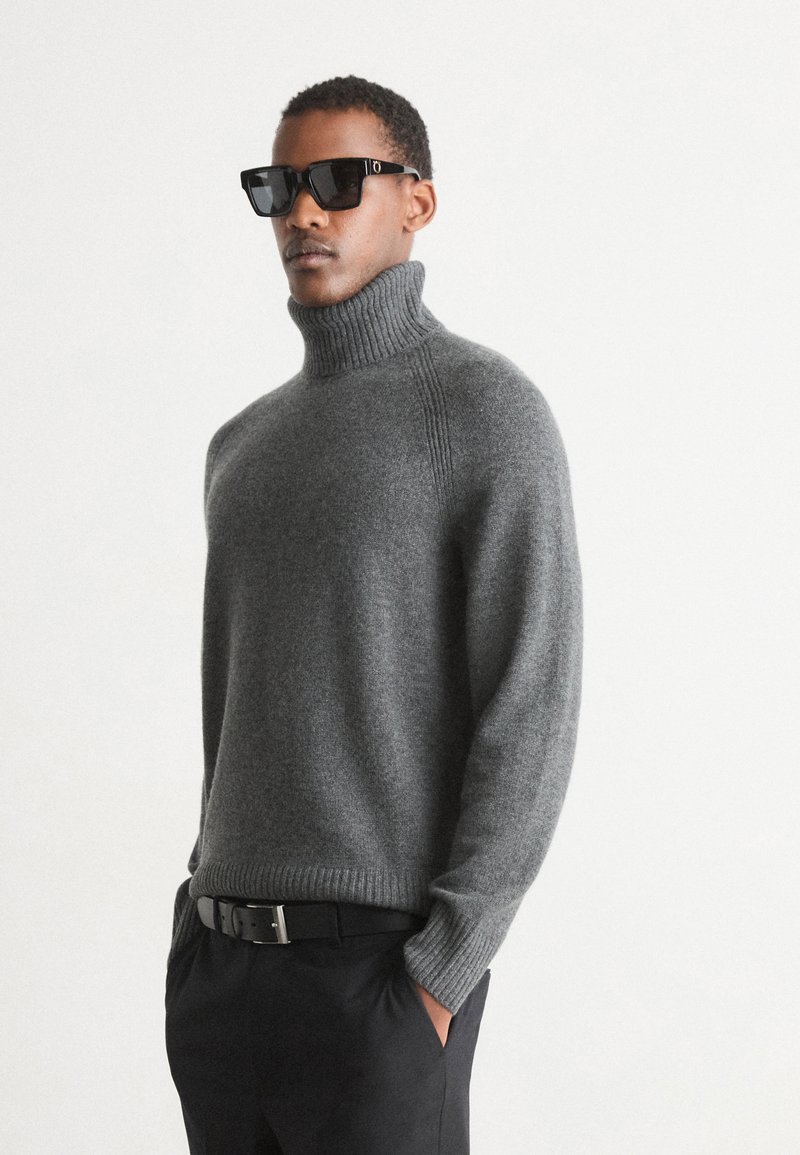 BOSS - ELOGICO - Jumper - medium grey, Enlarge