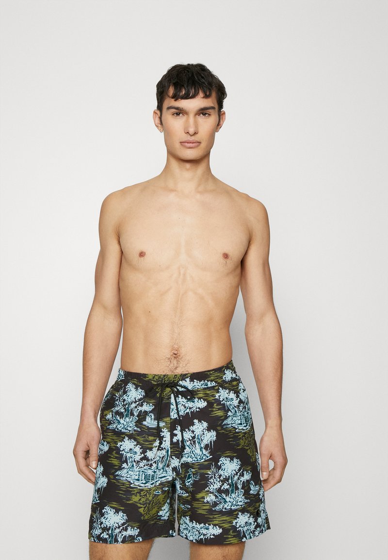 Carhartt WIP SLATER SWIM TRUNKS - Bañador corto - midnight black