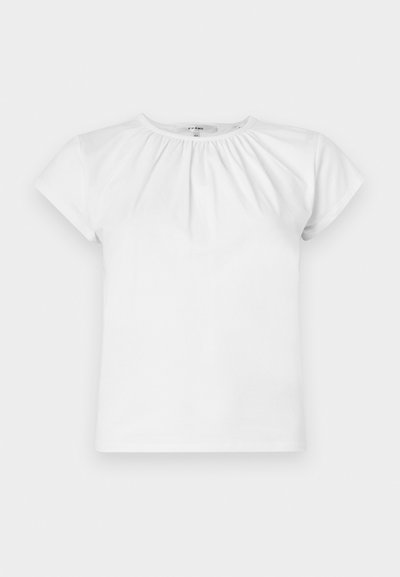FRAME THE GATHERED TEE - T-shirt basique - white
