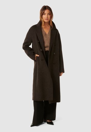 Forever New CLARE DOUBLE BREASTED - Palton clasic - coffee