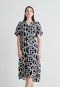 GANT MONOGRAM CAFTAN - Vardagsklänning - evening blue