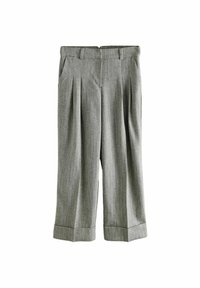 WARM HANDLE TEXTURED WIDE LEG - Kalhoty - herringbone