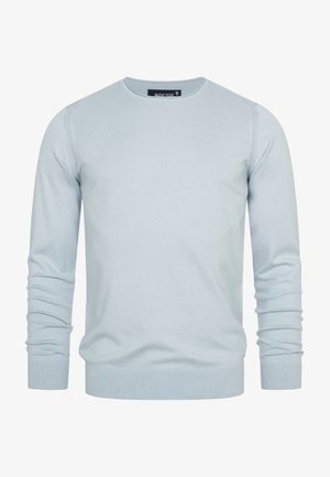 INDICODE JEANS GAMAL - Strickpullover - celestial blue