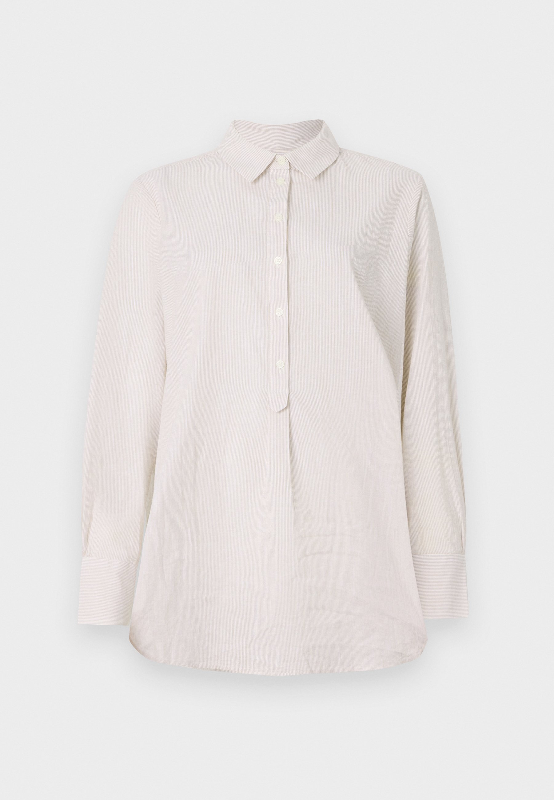 売れ筋商品|||オーパス シャツ レディース トップス FOLA - Button-down blouse - sweet almond OPUS FOLA - Button-down blouse - sweet almond/beige - Zalando