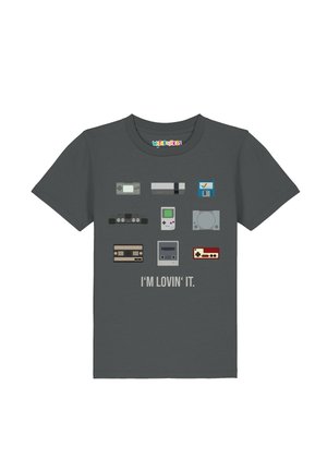 VIDEOGAMES - T-shirt imprimé - anthracite