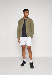 Björn Borg FULL ZIP - Jakna od flisa - deep lichen green