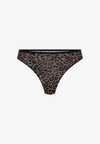 TARA LEOPARD STRING - Stringid - black