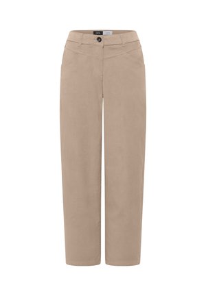 Cecil, HIGH WAIST WIDE LEG HOSE IM LOOSE FIT - Jean boyfriend - silvery beige