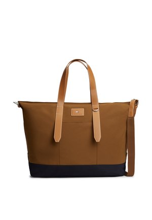 CASUAL FLAG DUFFLE - Weekendtas - dark peanut