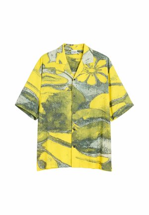 Desigual, CHECKED-PRINT SHIRT - Chemise - yellow