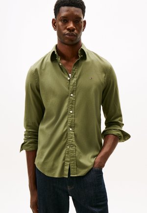 FLEX SOLID - Overhemd - battle green