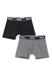 BOSS Kidswear 2 PACK - Hlače - black,gray