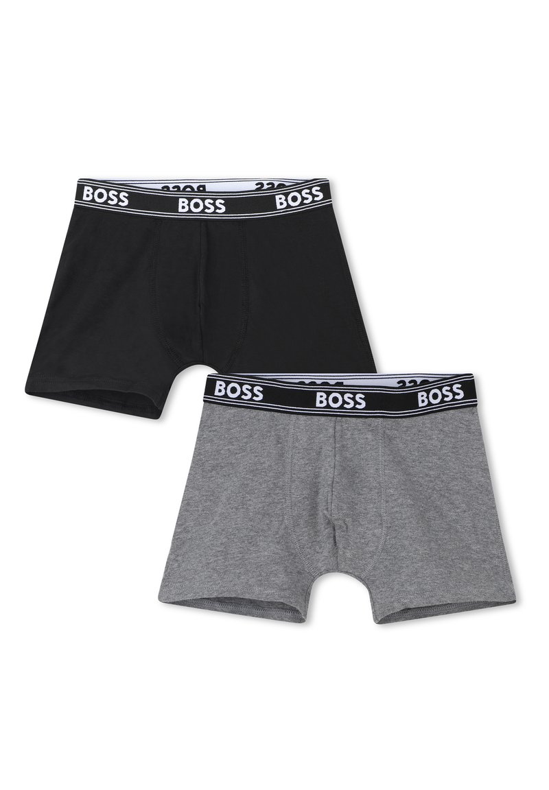BOSS Kidswear 2 PACK - Hlače - black,gray