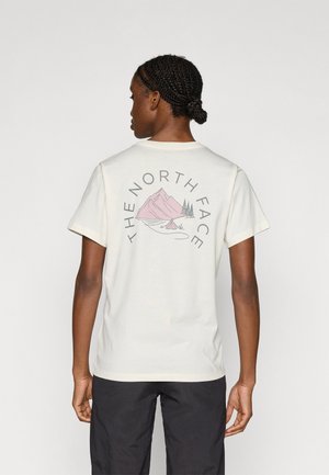 MONTE REGULAR SHORT SLEEVE TEE GRAPHIC - Camiseta estampada - white dune