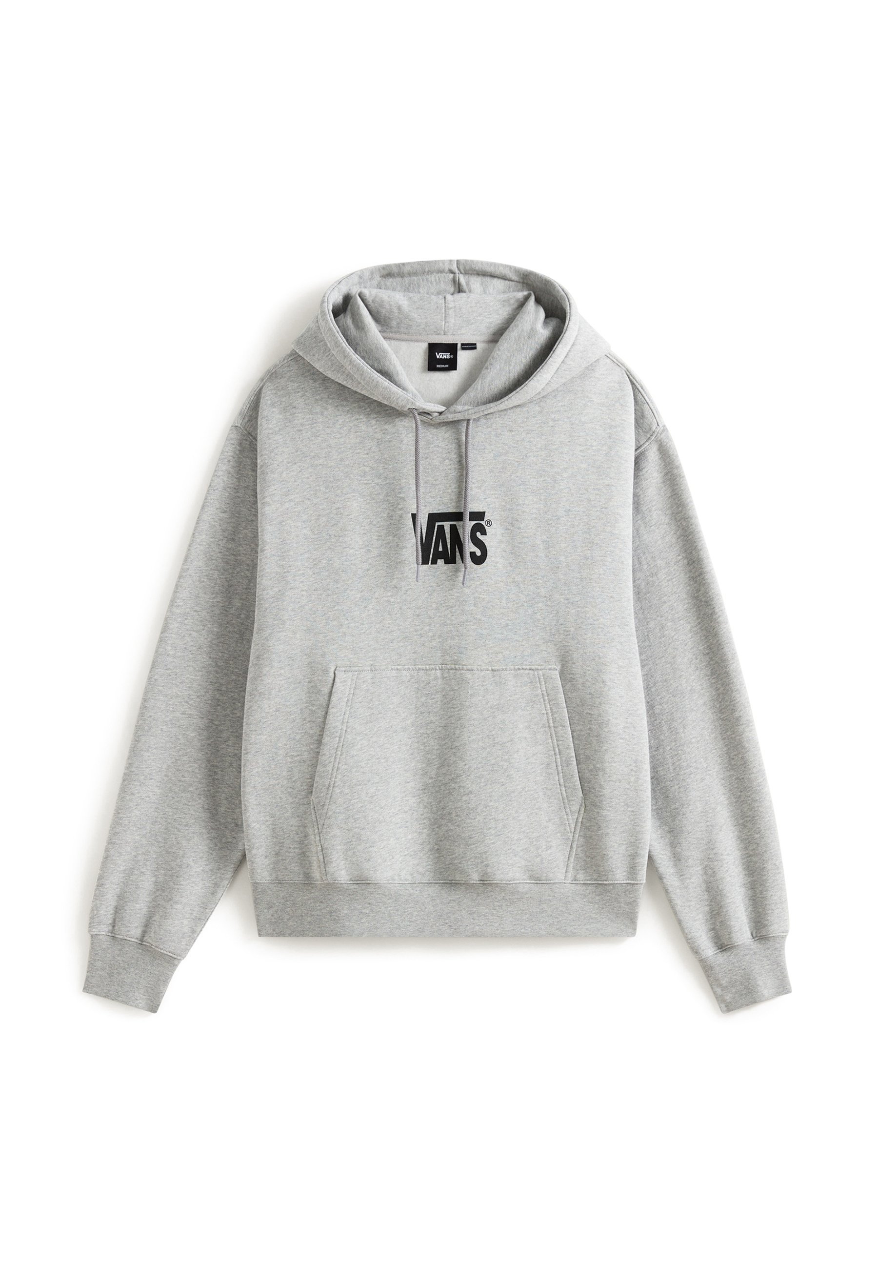 Vans STRETCH LOGO - Mikina s kapucí - dark grey