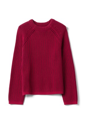 PIOMBO, CREW-NECK JUMPER, REGULAR FIT - Jersey de punto - red pink