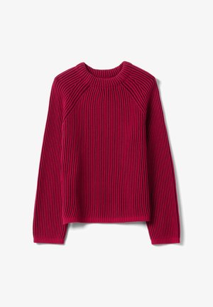 PIOMBO, CREW-NECK JUMPER, REGULAR FIT - Jersey de punto - red pink