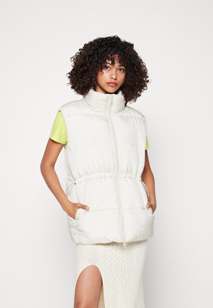 KATE PUFFER VEST - Liivi - light beige