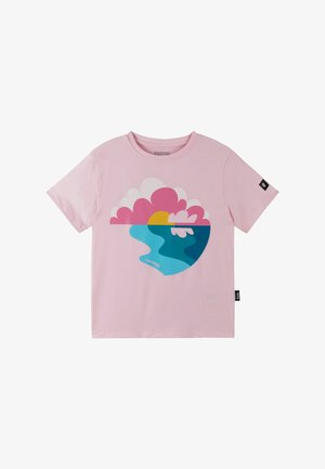 VAUHDIKAS UNISEX - T-shirt imprimé - pale rose