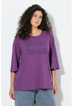 Maglietta a manica lunga - aubergine