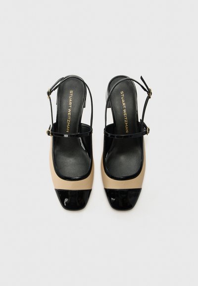 Stuart Weitzman MAEVE MARY JANE - Pantofi clasici cu toc - barely beige/black