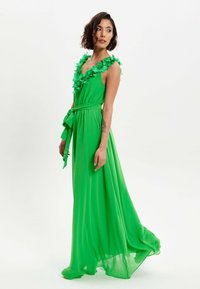 Liquorish LEAF DETAIL - Maxi dress - green