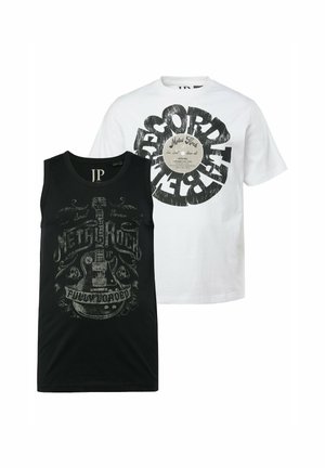 TANK PACK OF 2 CHEST - Print T-shirt - black