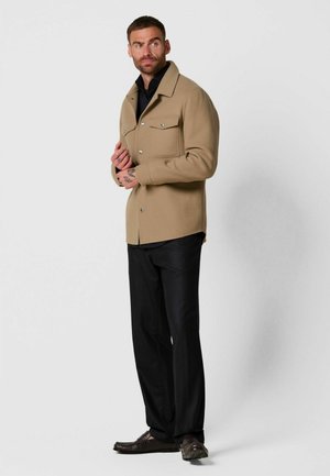PROFUOMO, PROFUOMO SOLID OVERSHIRT - Chaqueta de invierno - cognac