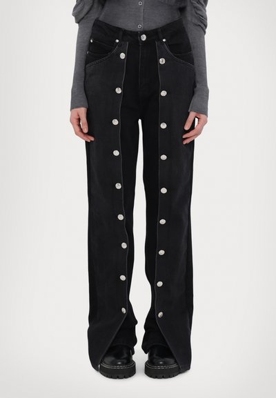 Stieglitz DUAN JEANS - Straight leg jeans - black