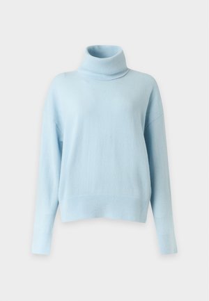 DESIGNERS REMIX, DENISE ROLL NECK SWEATER - Jersey de punto - light blue