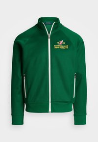 EMBROIDERED PLAITED TRICOT TRACK JACKET - Sweatjakke - tennis green